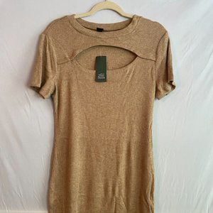 Light Brown Wild Fable Bodycon Dress Juniors Size XXL